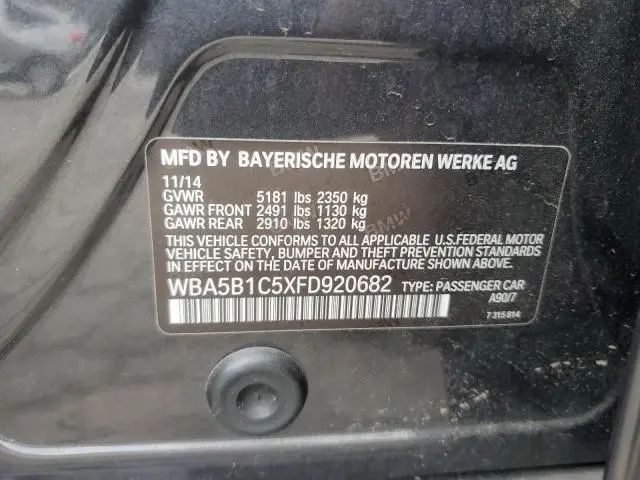 2015 BMW 535 I  