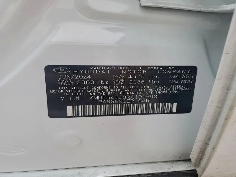 2024 HYUNDAI SONATA HYBRID  