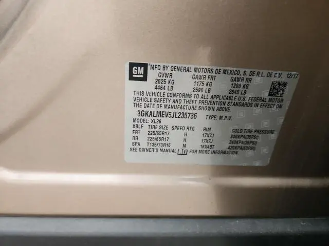 2018 GMC TERRAIN SLE  