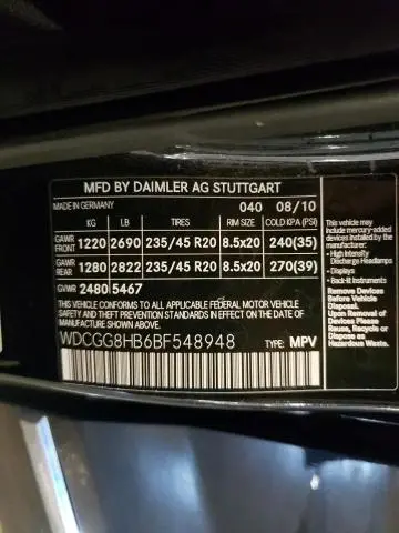 2011 MERCEDES-BENZ GLK 350 4MATIC  