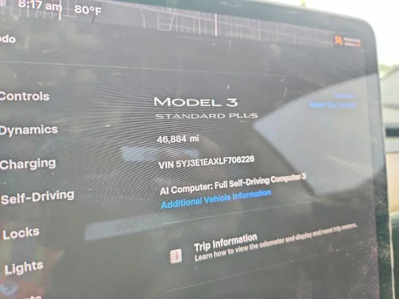 2020 TESLA MODEL 3   