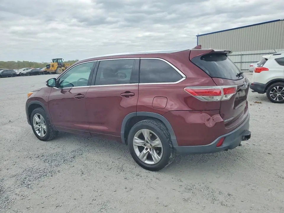 2014 TOYOTA HIGHLANDER LIMITED PLATINUM  