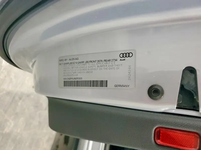 2018 AUDI S5 PRESTIGE  