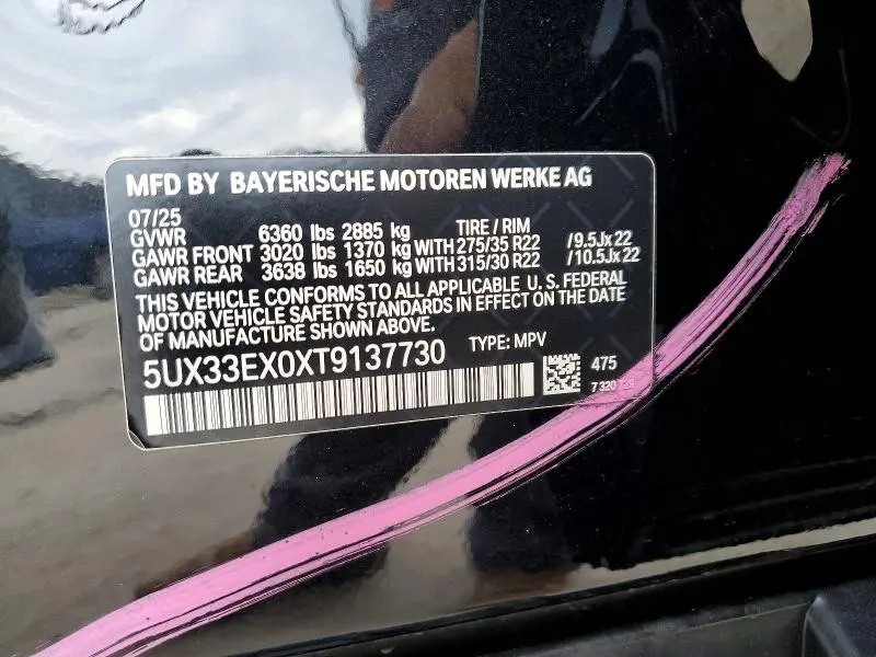 2026 BMW X6 XDRIVE40I  