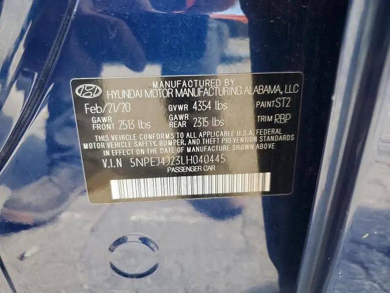 2020 HYUNDAI SONATA SEL PLUS  