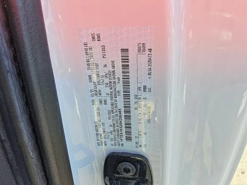 2025 FORD F150 XL  