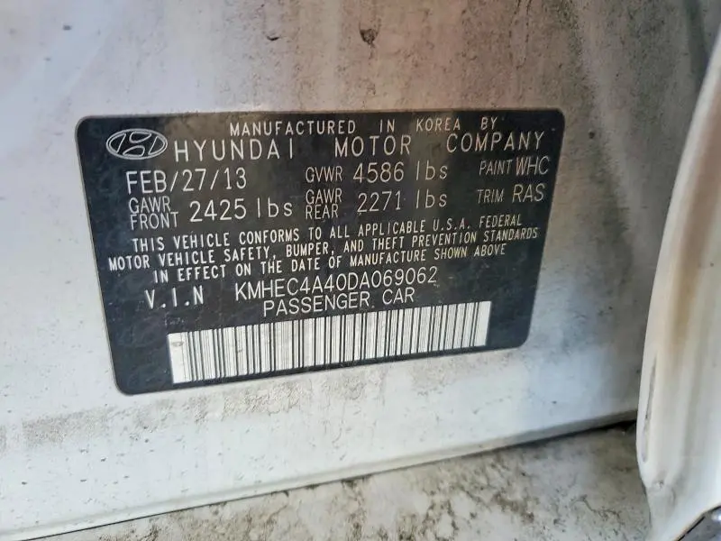 2013 HYUNDAI SONATA HYBRID  