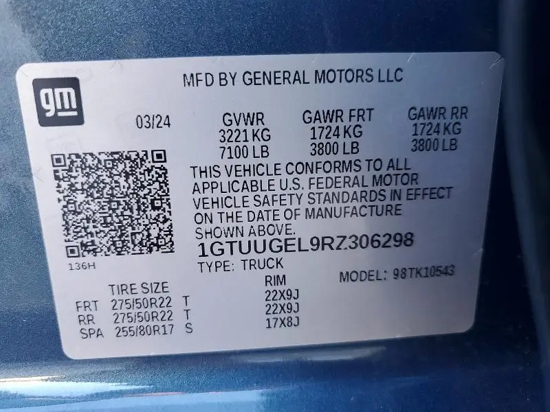 2024 GMC SIERRA K1500 DENALI  