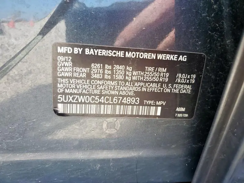 2012 BMW X5 XDRIVE35D  