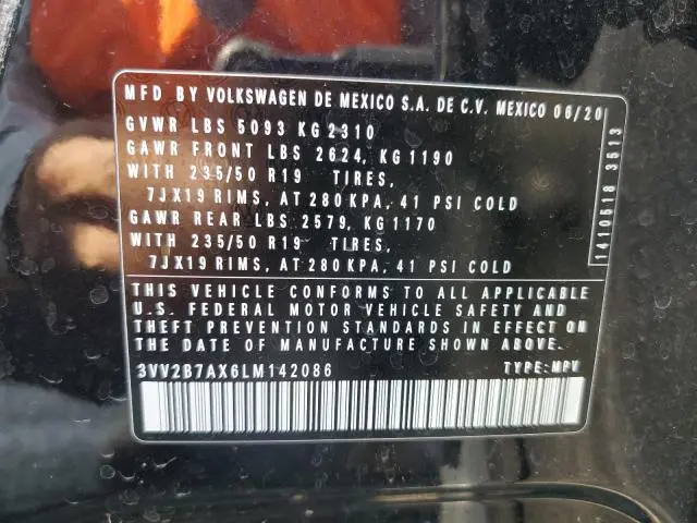 2020 VOLKSWAGEN TIGUAN SE  