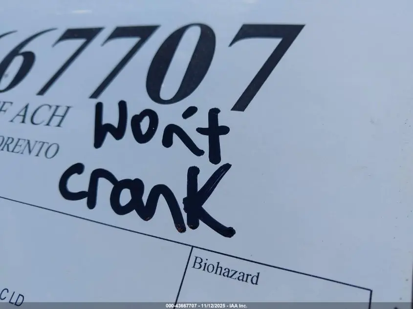 2016 KIA SORENTO 2.4L LX