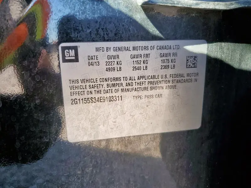 2014 CHEVROLET IMPALA LTZ  