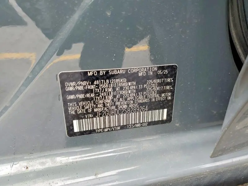 2025 SUBARU CROSSTREK PREMIUM  