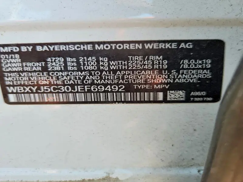 2018 BMW X2 XDRIVE28I  