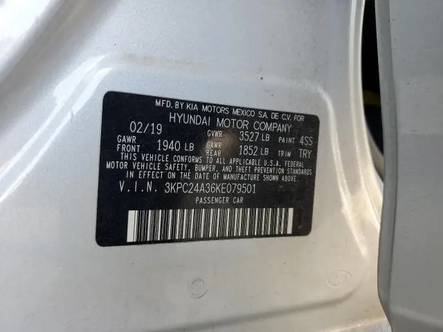 2019 HYUNDAI ACCENT SE