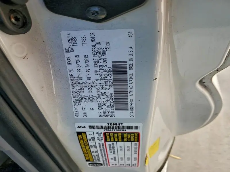 2014 TOYOTA TACOMA ACCESS CAB  