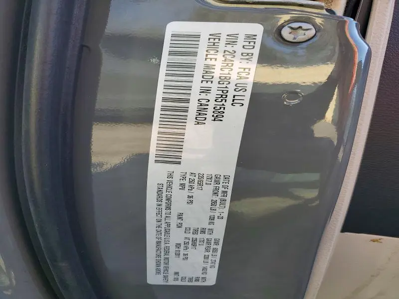 2023 CHRYSLER PACIFICA TOURING L  