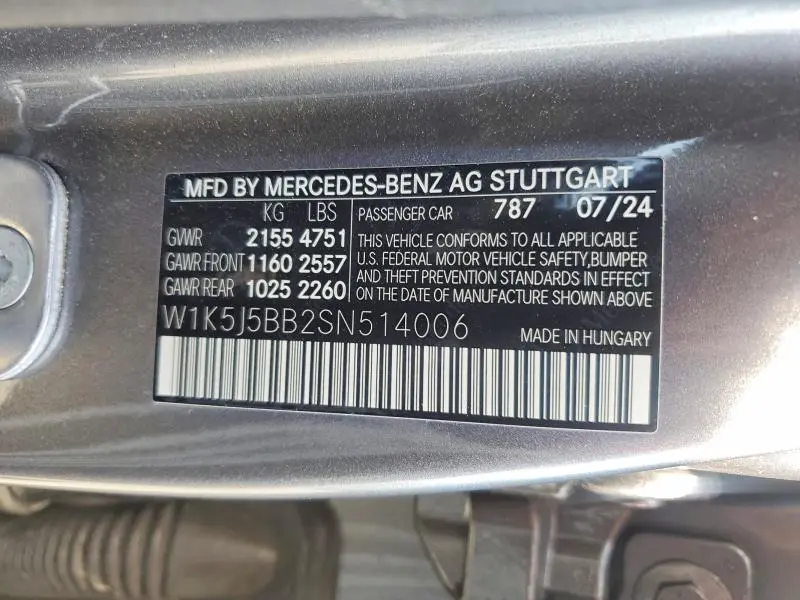 2025 MERCEDES-BENZ CLA AMG 35 4MATIC  