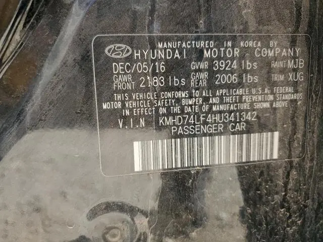 2017 HYUNDAI ELANTRA SE