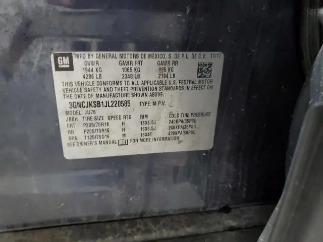 2018 CHEVROLET TRAX LS  