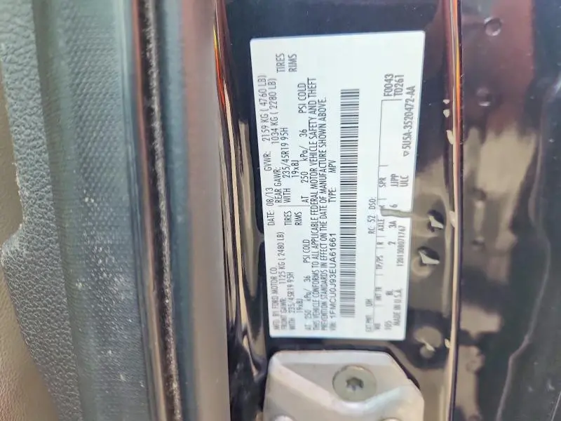 2014 FORD ESCAPE TITANIUM  
