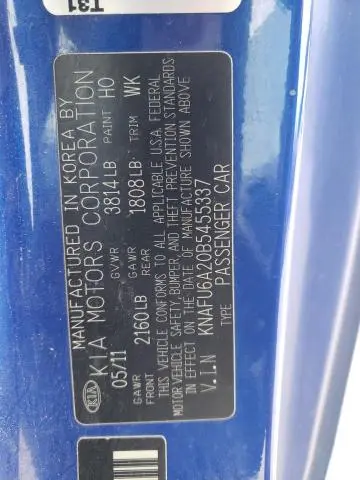 2011 KIA FORTE EX  