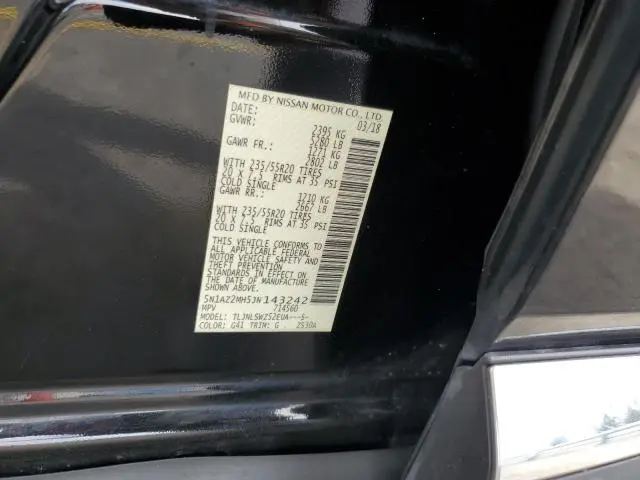 2018 NISSAN MURANO S