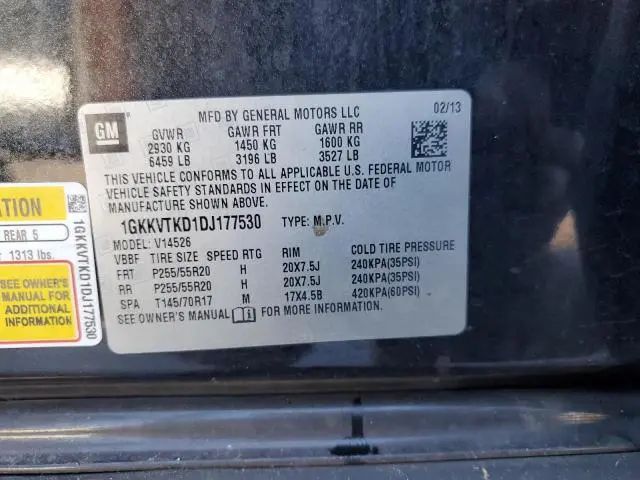 2013 GMC ACADIA DENALI  