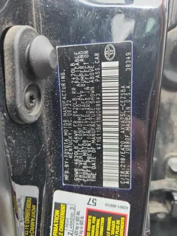 2022 TOYOTA CAMRY SE  