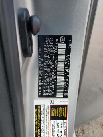2017 TOYOTA CAMRY LE  