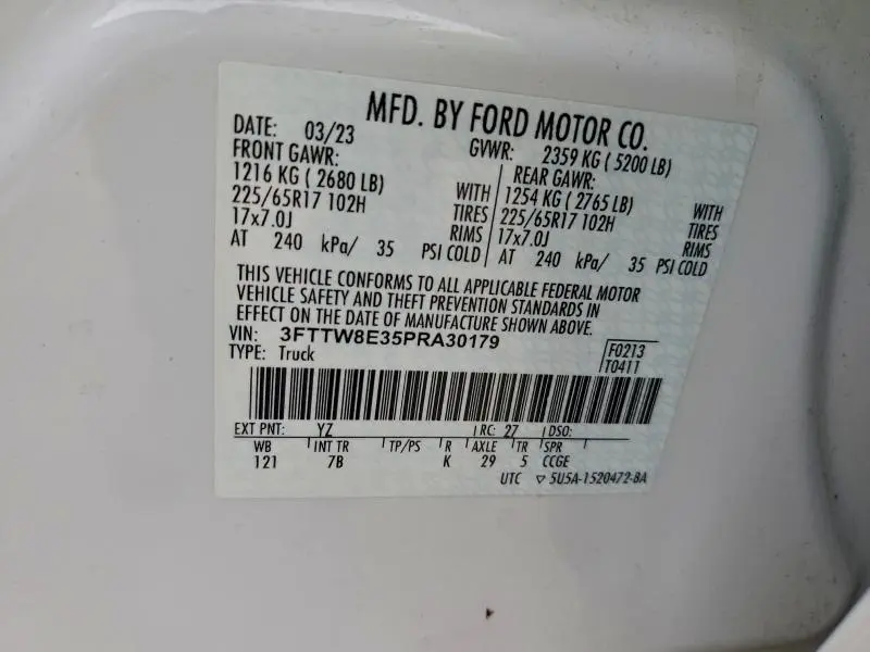 2023 FORD MAVERICK XL  