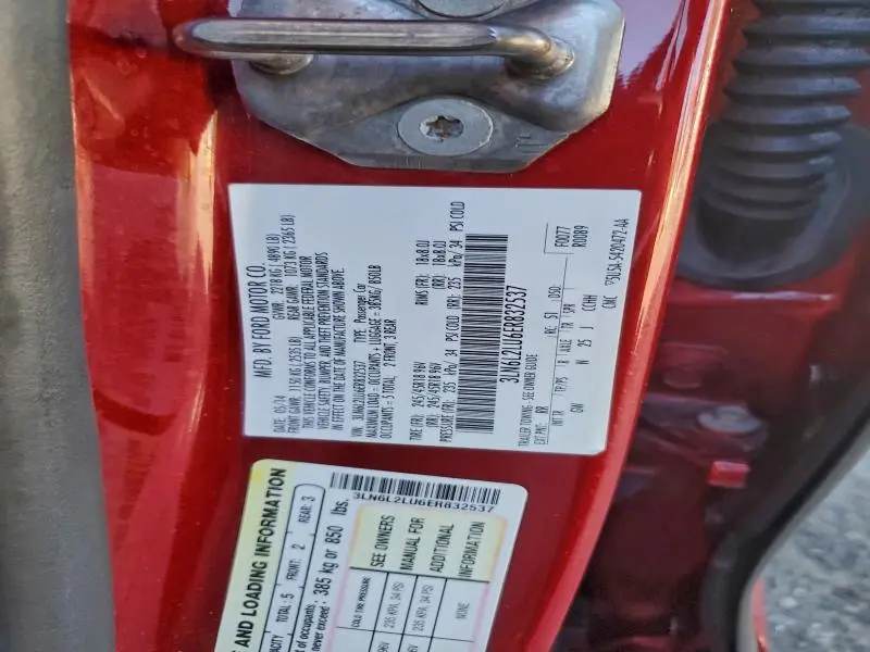 2014 LINCOLN MKZ HYBRID  