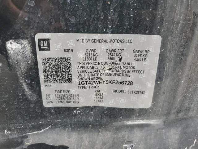 2019 GMC SIERRA K3500 DENALI  