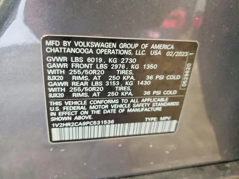 2023 VOLKSWAGEN ATLAS SE  