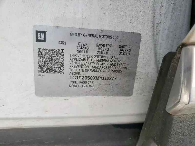 2021 CHEVROLET BOLT EV PREMIER  