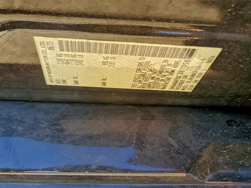 2016 NISSAN MAXIMA 3.5S  