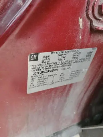 2011 GMC TERRAIN SLE  