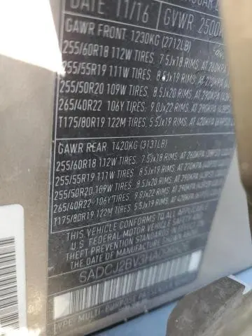 2017 JAGUAR F-PACE PREMIUM  