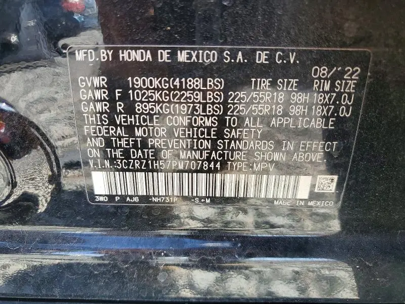 2023 HONDA HR-V SPORT  
