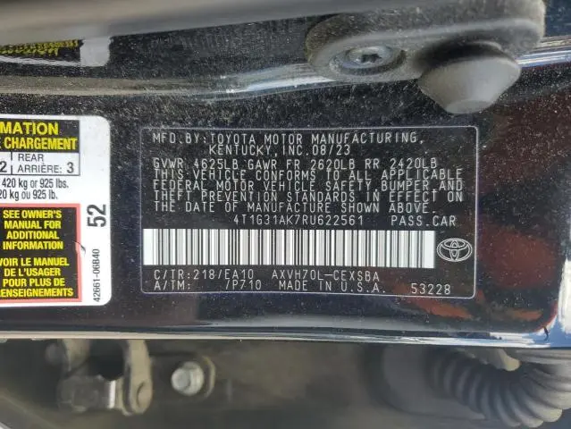 2024 TOYOTA CAMRY SE NIGHT SHADE