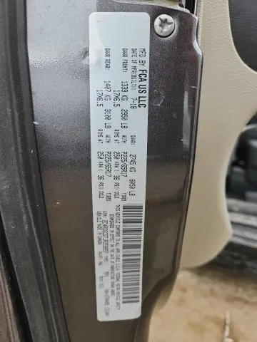 2018 DODGE GRAND CARAVAN SXT  