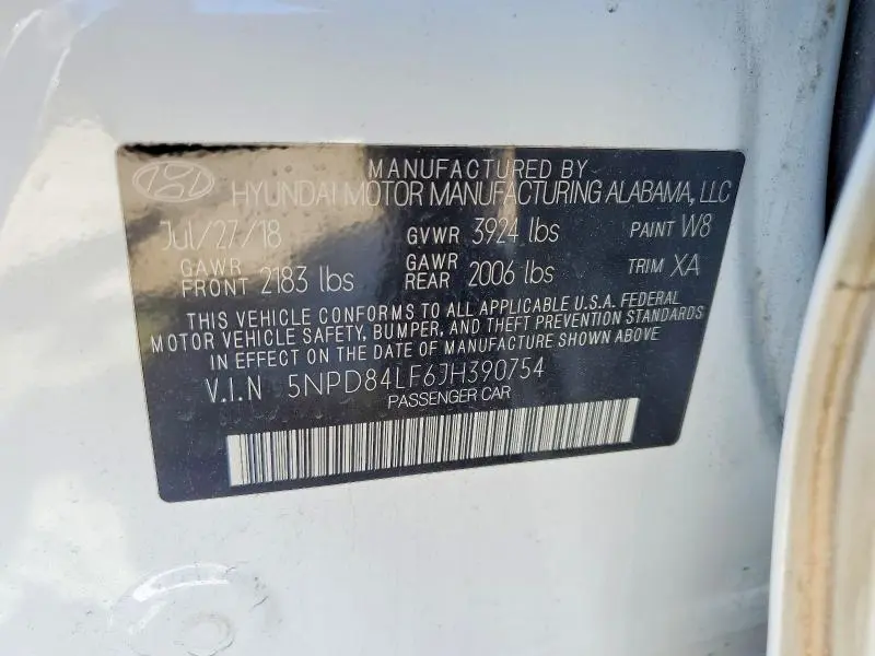 2018 HYUNDAI ELANTRA VALUE EDITION  