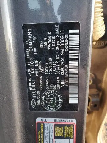 2021 HYUNDAI TUCSON LIMITED  