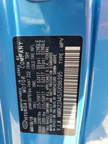2018 HYUNDAI KONA SEL  