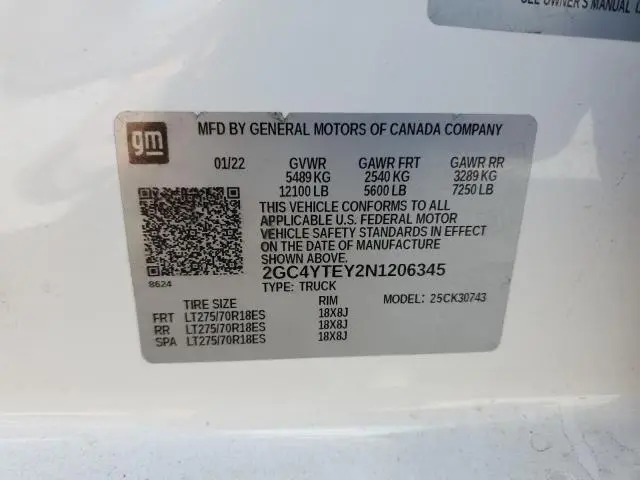 2022 CHEVROLET SILVERADO K3500 LT  