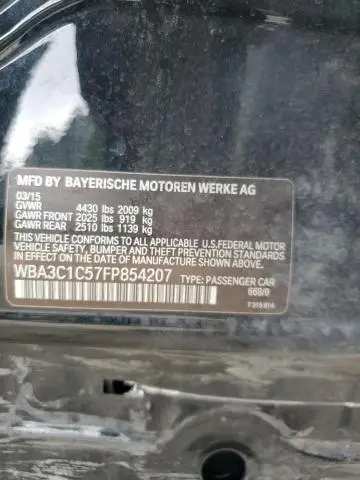 2015 BMW 328 I SULEV  