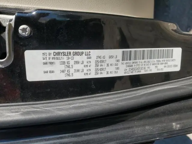 2014 DODGE GRAND CARAVAN SXT  