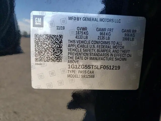 2020 CHEVROLET MALIBU RS  