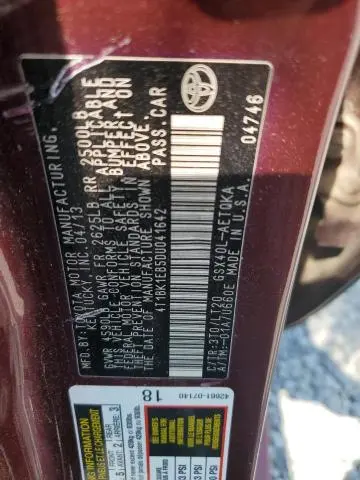 2013 TOYOTA AVALON BASE  