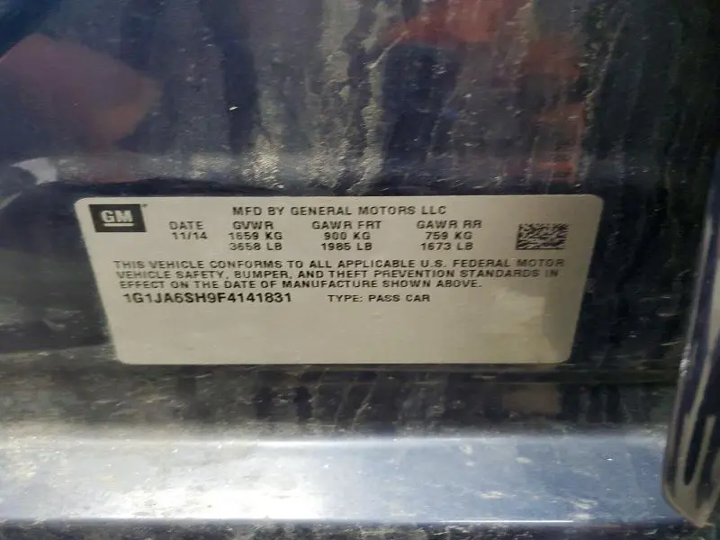 2015 CHEVROLET SONIC LS  